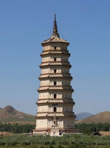 庆州白塔实景